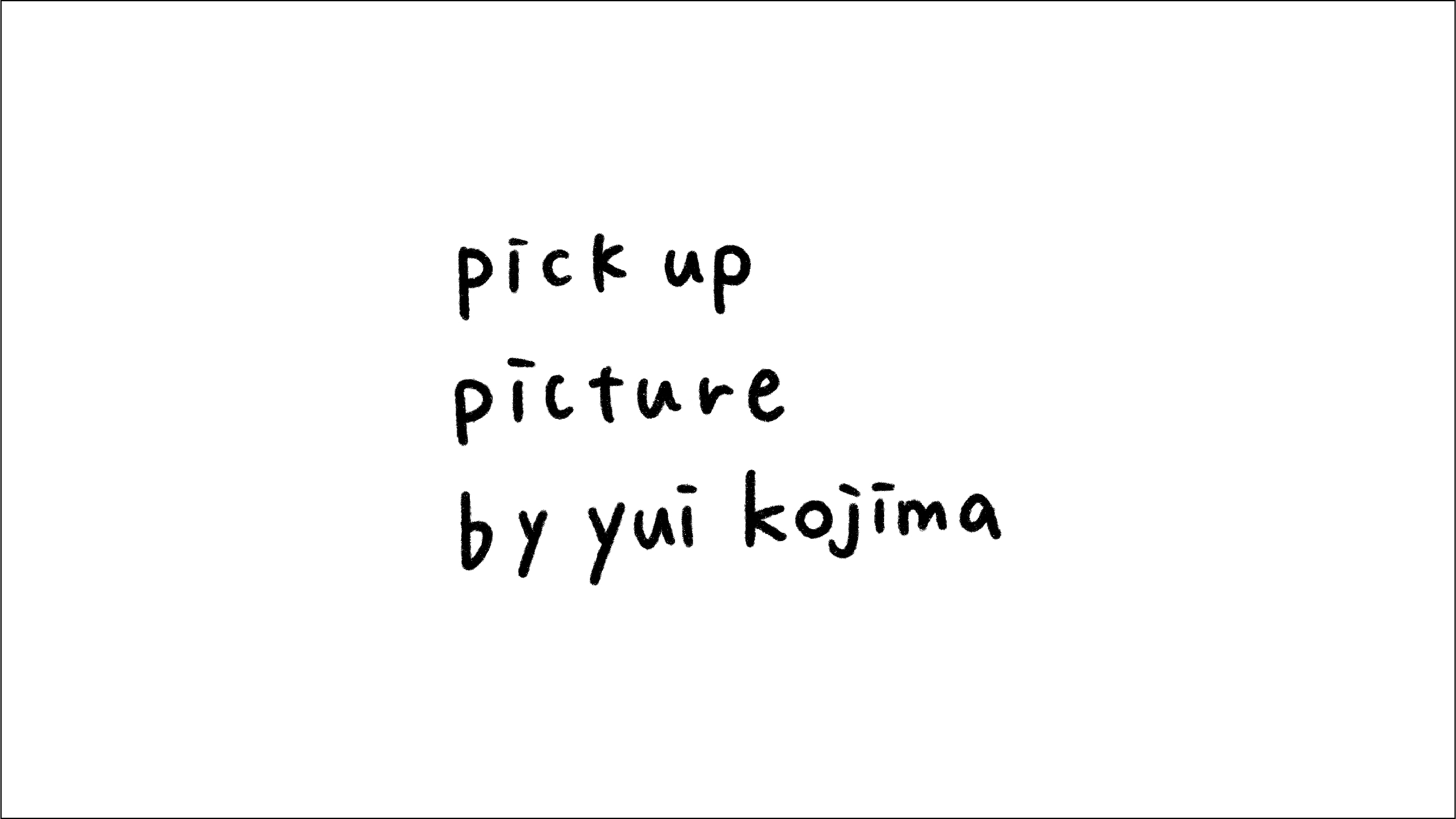 pick up picture by yui kojima　#5